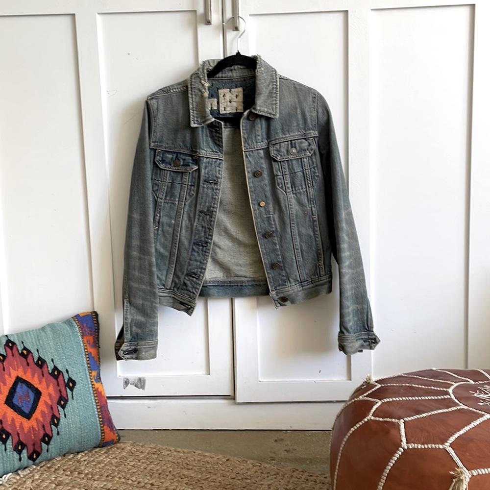 ◼️All Saints ◼️ Studded Denim Jacket.
